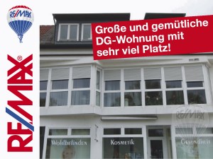 Angebot: Große und gemütliche Dachgeschosswohnung mit sehr viel Platz!