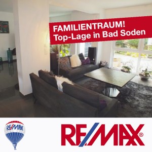 Angebot: FAMILIENTRAUM in Top-Lage von Bad Soden. Extravagantes Architektenhaus.